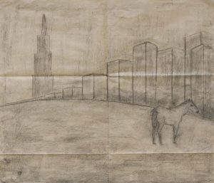 È una lunga storia 140x120 Carboncino su carta 2011