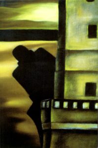 Naufragi nella propria ombra 80x60 Olio su tela 2004